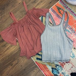 TWO FREE PEOPLE TOPS